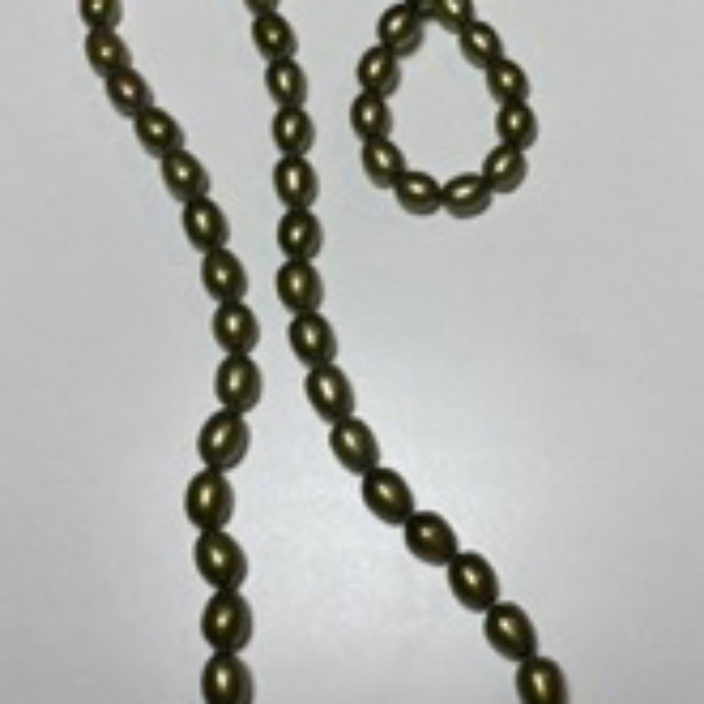 Green Honora Pearl Necklace and Bracelet Set